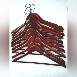Set of  10 Wooden Hangers